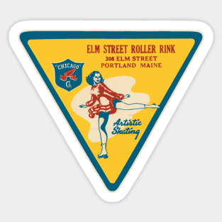 Elm Street Roller Rink Sticker